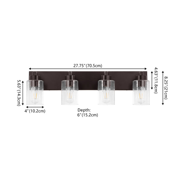 Dimension Image Oil Rubbed Bronze / 3 Light