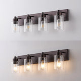 Margaret Seeded Glass/Iron Modern Contemporary LED Vanity Light