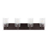 Margaret Seeded Glass/Iron Modern Contemporary LED Vanity Light