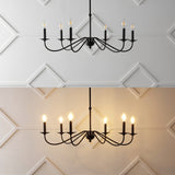 Bernice 34.75" Bohemian Farmhouse Iron LED Chandelier