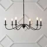 Bernice 34.75" Bohemian Farmhouse Iron LED Chandelier