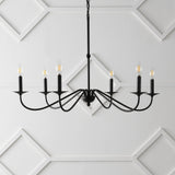 Bernice 34.75" Bohemian Farmhouse Iron LED Chandelier