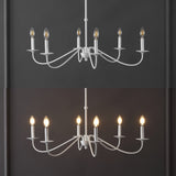 Bernice 34.75" Bohemian Farmhouse Iron LED Chandelier