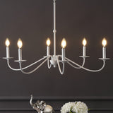 Bernice 34.75" Bohemian Farmhouse Iron LED Chandelier