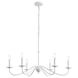 Bernice 34.75" Bohemian Farmhouse Iron LED Chandelier