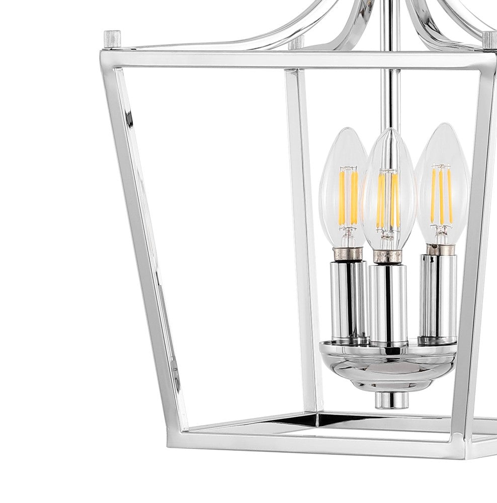 Tiffany 10" Iron Classic Midcentury Pendant Lantern