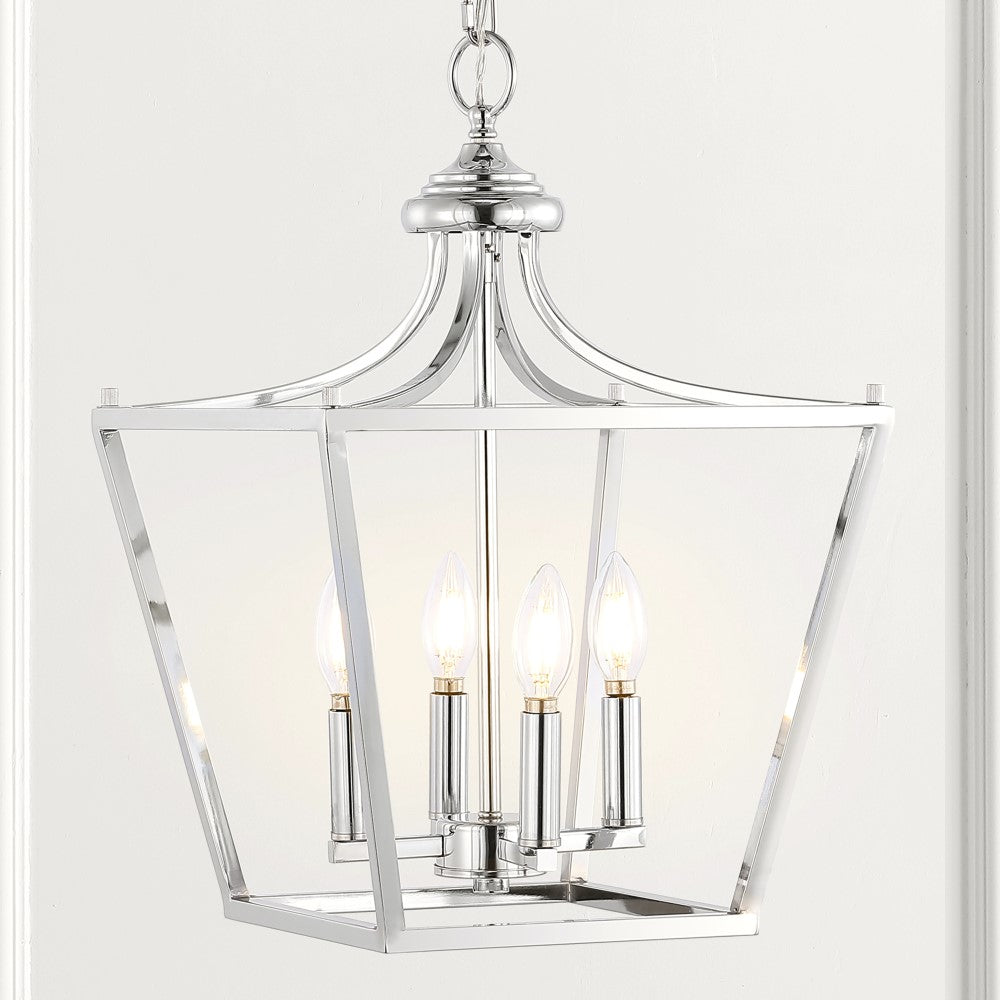 Tiffany 10" Iron Classic Midcentury Pendant Lantern