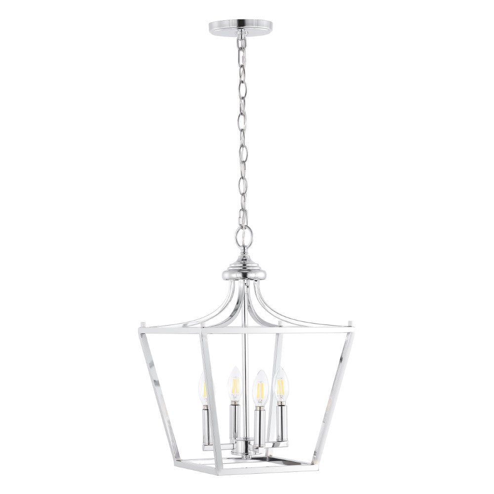 Tiffany 10" Iron Classic Midcentury Pendant Lantern