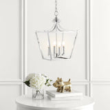 Tiffany 10" Iron Classic Midcentury Pendant Lantern