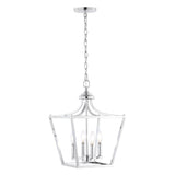 Tiffany 10" Iron Classic Midcentury Pendant Lantern