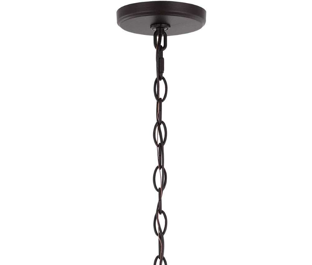 Tiffany 10" Iron Classic Midcentury Pendant Lantern