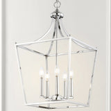 Tiffany 10" Iron Classic Midcentury Pendant Lantern