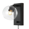 Oil Rubbed Bronze with Clear Globe