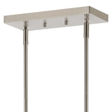 Sydney 33.5" Farmhouse Bohemian Iron/Glass Linear LED Pendant