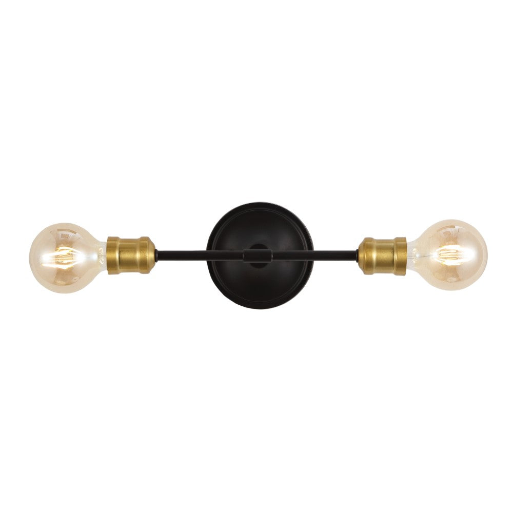 Cowie 13.25" Industrial Farmhouse Iron LED Vanity