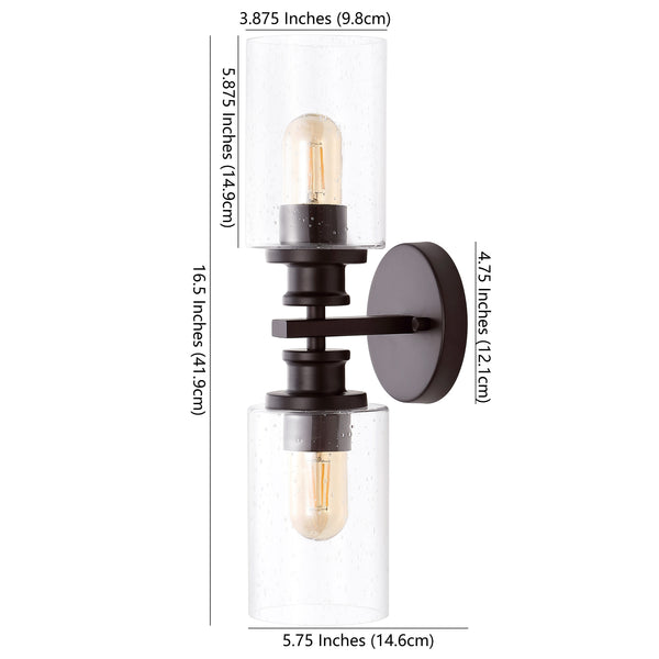 Dimension Image Oil Rubbed Bronze / 2 Light