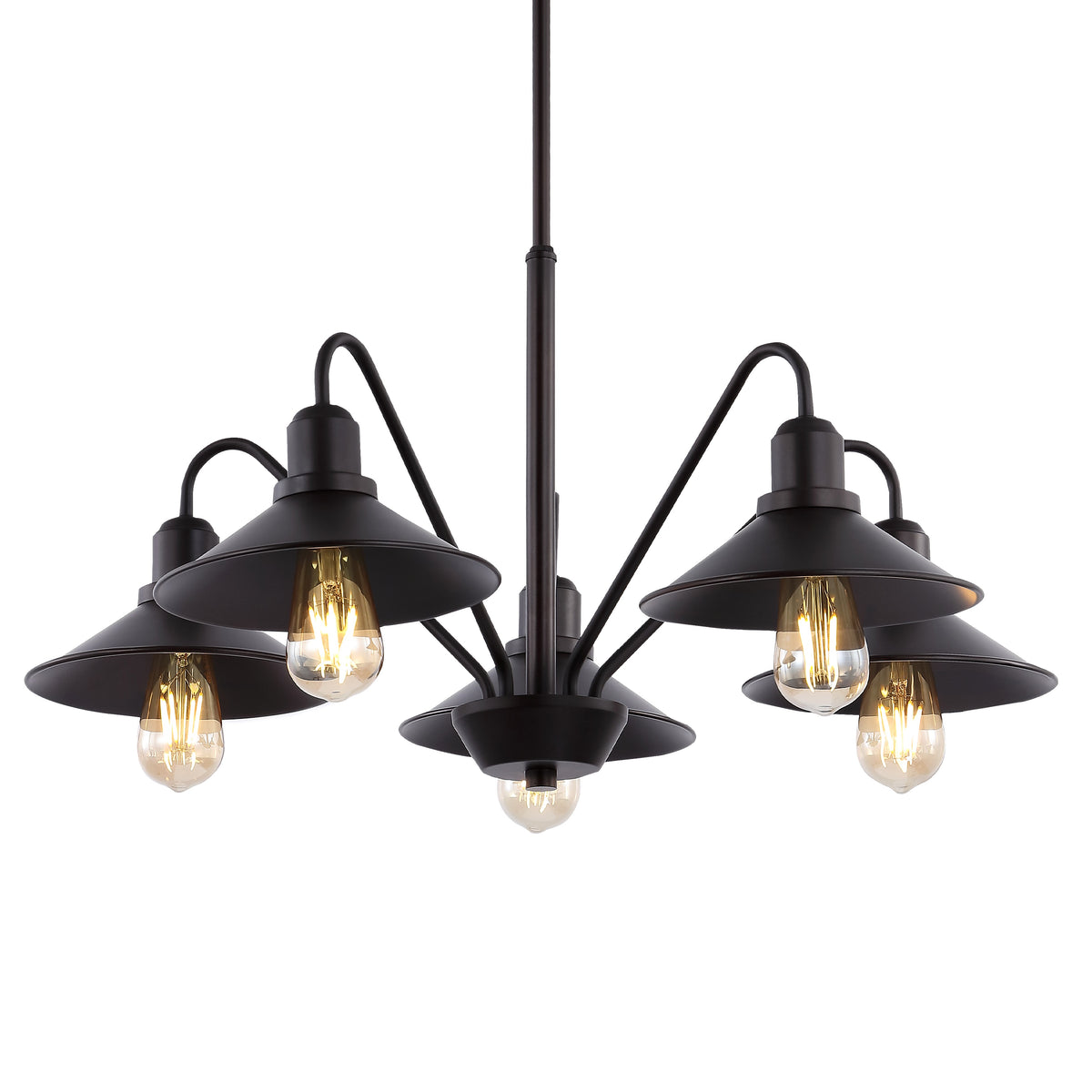 Mccarthy 34.25" Metal Farmhouse Industrial LED Pendant