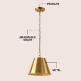 Alden Industrial Farmhouse Iron LED Pendant