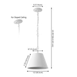 Alden Industrial Farmhouse Iron LED Pendant