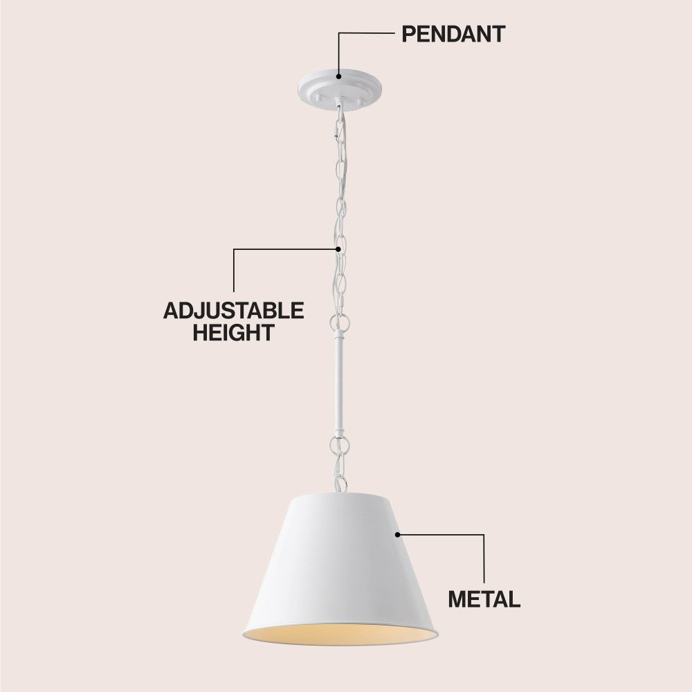 Alden Industrial Farmhouse Iron LED Pendant