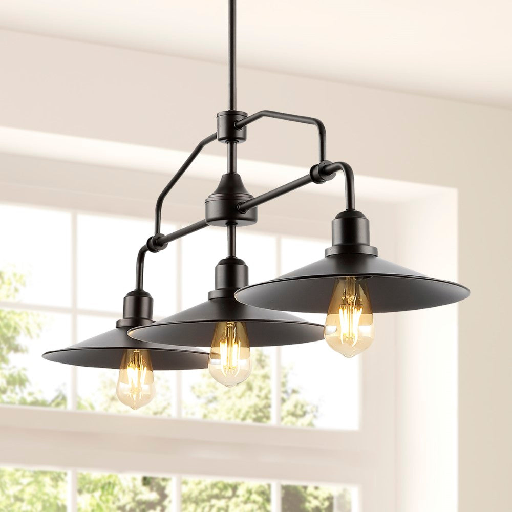 Mccarthy 34.25" Metal Farmhouse Industrial LED Pendant