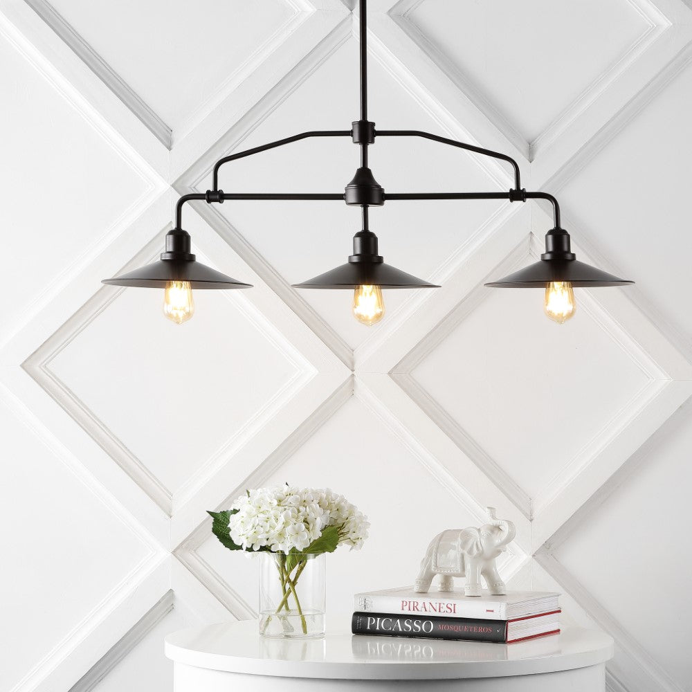 Mccarthy 34.25" Metal Farmhouse Industrial LED Pendant