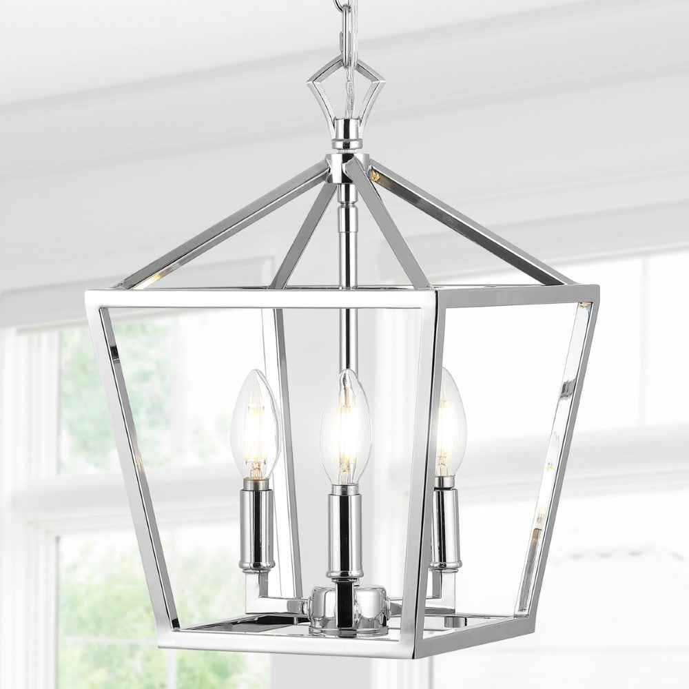 Iris 10" Iron Classic Modern Lantern LED Pendant