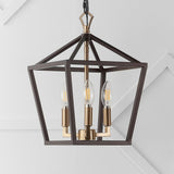 Iris 10" Iron Classic Modern Lantern LED Pendant