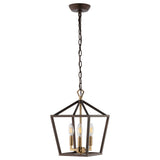 Iris 10" Iron Classic Modern Lantern LED Pendant