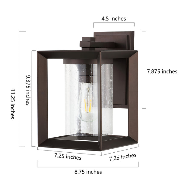 Dimension Image Oil Rubbed Bronze (Set of 2) / 1 Light