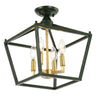 Dark Green/Brass Gold