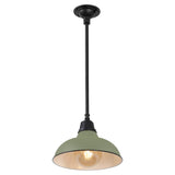 Antique 12.25" Farmhouse Industrial Indoor/Outdoor Iron LED Pendant