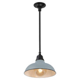 Antique 12.25" Farmhouse Industrial Indoor/Outdoor Iron LED Pendant
