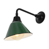 Croydon 9.63"  Farmhouse Industrial Indoor/Outdoor Iron LED Gooseneck Arm Outdoor Sconce