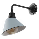 Croydon 9.63"  Farmhouse Industrial Indoor/Outdoor Iron LED Gooseneck Arm Outdoor Sconce