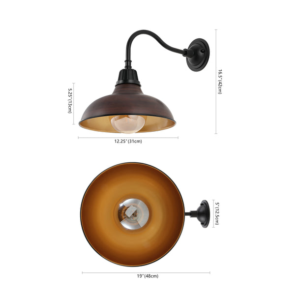 Dimension Image Wood Finish/Copper