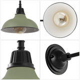 Flynix 12.25" Farmhouse Industrial Indoor/Outdoor Iron LED Gooseneck Arm Outdoor Sconce