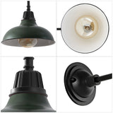 Flynix 12.25" Farmhouse Industrial Indoor/Outdoor Iron LED Gooseneck Arm Outdoor Sconce