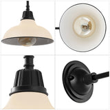 Flynix 12.25" Farmhouse Industrial Indoor/Outdoor Iron LED Gooseneck Arm Outdoor Sconce