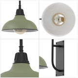 Carson 12.25" Farmhouse Industrial Indoor/Outdoor Iron LED Gooseneck Arm Outdoor Sconce