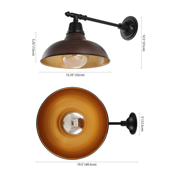 Dimension Image Wood Finish/Copper