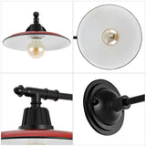 Southport 12" Farmhouse Industrial Indoor/Outdoor Iron LED Victorian Arm Outdoor Sconce