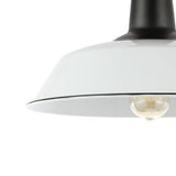 Yasu Classic Industrial Indoor/Outdoor Iron LED Semi Flush Mount