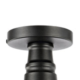 Yasu Classic Industrial Indoor/Outdoor Iron LED Semi Flush Mount
