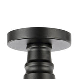 Yasu Classic Industrial Indoor/Outdoor Iron LED Semi Flush Mount