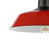 Yasu Classic Industrial Indoor/Outdoor Iron LED Semi Flush Mount