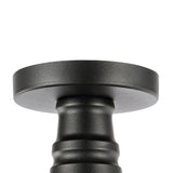 Yasu Classic Industrial Indoor/Outdoor Iron LED Semi Flush Mount