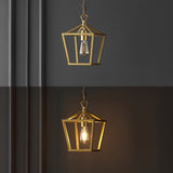 Pagoda 8" Vintage Farmhouse Iron Chain Pagoda LED Pendant