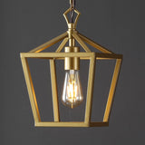 Pagoda 8" Vintage Farmhouse Iron Chain Pagoda LED Pendant