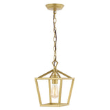 Pagoda 8" Vintage Farmhouse Iron Chain Pagoda LED Pendant